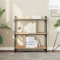 vidaXL Libreria Rovere Sonoma 3 Ripiani 76x32x88 cm Legno Multistrato vidaXL Libreria Rovere Sonoma 3 Ripiani 76x32x88 cm Legno Multistrato