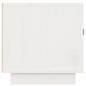 Mobile Porta TV Bianco 80x34x35 cm in Legno Massello di Pino Mobile Porta TV Bianco 80x34x35 cm in Legno Massello di Pino