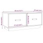 Mobile Porta TV Bianco 80x34x35 cm in Legno Massello di Pino Mobile Porta TV Bianco 80x34x35 cm in Legno Massello di Pino