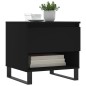 vidaXL Tavolini da Salotto 2 pz Neri 50x46x50 cm in Legno Multistrato