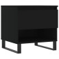 vidaXL Tavolini da Salotto 2 pz Neri 50x46x50 cm in Legno Multistrato
