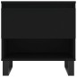vidaXL Tavolini da Salotto 2 pz Neri 50x46x50 cm in Legno Multistrato