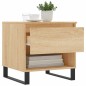 vidaXL Tavolini Salotto 2pz Rovere Sonoma 50x46x50cm Legno Multistrato