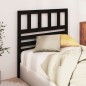 Testiera per Letto Nera 81x4x100 cm in Legno Massello di Pino Testiera per Letto Nera 81x4x100 cm in Legno Massello di Pino