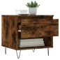 vidaXL Tavolini Salotto 2pz Rovere Fumo 50x46x50 cm Legno Multistrato vidaXL Tavolini Salotto 2pz Rovere Fumo 50x46x50 cm Legno Multistrato