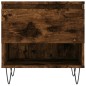 vidaXL Tavolini Salotto 2pz Rovere Fumo 50x46x50 cm Legno Multistrato vidaXL Tavolini Salotto 2pz Rovere Fumo 50x46x50 cm Legno Multistrato