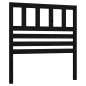 vidaXL Testiera per Letto Nera 106x4x100 cm in Legno Massello di Pino vidaXL Testiera per Letto Nera 106x4x100 cm in Legno Massello di Pino