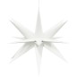 vidaXL Illuminazione Stella Moravia con LED Pieghevole Bianca 57cm vidaXL Illuminazione Stella Moravia con LED Pieghevole Bianca 57cm