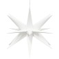 vidaXL Illuminazioni Stella Moravia con LED 3pz Pieghevoli Bianche