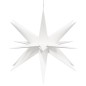 vidaXL Illuminazioni Stella Moravia con LED 3pz Pieghevoli Bianche