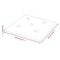 Pannelli Murali 12 pz Rossi 30x30 cm Similpelle 1,08 m² Pannelli Murali 12 pz Rossi 30x30 cm Similpelle 1,08 m²