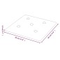 Pannelli Murali 12 pz Marroni 30x30 cm Similpelle 1,08 m² Pannelli Murali 12 pz Marroni 30x30 cm Similpelle 1,08 m²
