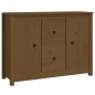 Credenza Miele 100x35x74 cm in Legno Massello di Pino