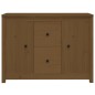 Credenza Miele 100x35x74 cm in Legno Massello di Pino