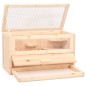 vidaXL Gabbia per Criceti 60x30x35 cm in Legno Massello di Abete