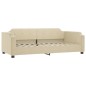 vidaXL Divano Letto Estraibile con Cassetti Crema 90x200 cm in Tessuto vidaXL Divano Letto Estraibile con Cassetti Crema 90x200 cm in Tessuto