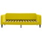 vidaXL Divano Letto con Letto Estraibile Giallo 100x200 cm in Velluto vidaXL Divano Letto con Letto Estraibile Giallo 100x200 cm in Velluto