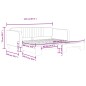 vidaXL Divano Letto con Letto Estraibile Giallo 100x200 cm in Velluto vidaXL Divano Letto con Letto Estraibile Giallo 100x200 cm in Velluto