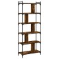 vidaXL Libreria Rovere Fumo 6 Ripiani 76x32x192 cm Legno Multistrato vidaXL Libreria Rovere Fumo 6 Ripiani 76x32x192 cm Legno Multistrato