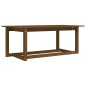 Tavolino da Salotto Miele 110x55x45 cm Legno Massello di Pino