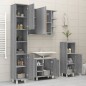 vidaXL Armadietto Bagno Grigio Sonoma 30x30x179cm in Legno Multistrato vidaXL Armadietto Bagno Grigio Sonoma 30x30x179cm in Legno Multistrato
