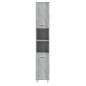 vidaXL Armadietto Bagno Grigio Sonoma 30x30x179cm in Legno Multistrato vidaXL Armadietto Bagno Grigio Sonoma 30x30x179cm in Legno Multistrato
