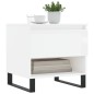 vidaXL Tavolini Salotto 2pz Bianco Lucido 50x46x50cm Legno Multistrato vidaXL Tavolini Salotto 2pz Bianco Lucido 50x46x50cm Legno Multistrato