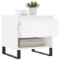 vidaXL Tavolini Salotto 2pz Bianco Lucido 50x46x50cm Legno Multistrato vidaXL Tavolini Salotto 2pz Bianco Lucido 50x46x50cm Legno Multistrato
