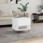 vidaXL Tavolino da Salotto Bianco 50x46x50 cm in Legno Multistrato