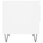 vidaXL Tavolino da Salotto Bianco 50x46x50 cm in Legno Multistrato