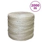 vidaXL Corda in Sisal 100% 3 mm 2000 m vidaXL Corda in Sisal 100% 3 mm 2000 m
