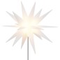 vidaXL Luci Stella Moravia con Picchi LED 3pz Pieghevoli Bianche 35 cm