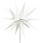 vidaXL Luci Stella Moravia con Picchi LED 3pz Pieghevoli Bianche 35 cm