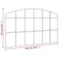 vidaXL Specchio da Parete Nero 100x60 cm Arco in Ferro vidaXL Specchio da Parete Nero 100x60 cm Arco in Ferro