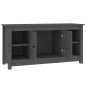 Mobile Porta TV Grigio 103x36,5x52 cm in Legno Massello di Pino Mobile Porta TV Grigio 103x36,5x52 cm in Legno Massello di Pino