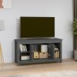 Mobile Porta TV Grigio 103x36,5x52 cm in Legno Massello di Pino Mobile Porta TV Grigio 103x36,5x52 cm in Legno Massello di Pino
