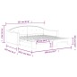 vidaXL Divano Letto con Letto Estraibile Grigio Chiaro 100x200 Tessuto