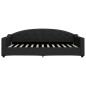 vidaXL Divano Letto con Letto Estraibile Nero 100x200 cm in Tessuto vidaXL Divano Letto con Letto Estraibile Nero 100x200 cm in Tessuto