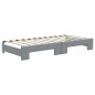 vidaXL Divano Letto Estraibile Cassetti Grigio Chiaro 100x200 Tessuto vidaXL Divano Letto Estraibile Cassetti Grigio Chiaro 100x200 Tessuto