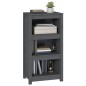 Libreria Grigia 50x35x97 cm in Legno Massello di Pino Libreria Grigia 50x35x97 cm in Legno Massello di Pino