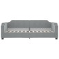 vidaXL Divano Letto Estraibile Cassetti Grigio Chiaro 80x200cm Tessuto vidaXL Divano Letto Estraibile Cassetti Grigio Chiaro 80x200cm Tessuto