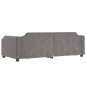 vidaXL Divano Letto Estraibile con Cassetti Tortora 90x200 cm Tessuto vidaXL Divano Letto Estraibile con Cassetti Tortora 90x200 cm Tessuto