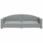vidaXL Divano Letto Estraibile Cassetti Grigio Chiaro 80x200cm Tessuto vidaXL Divano Letto Estraibile Cassetti Grigio Chiaro 80x200cm Tessuto