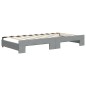 vidaXL Divano Letto Estraibile Cassetti Grigio Chiaro 90x190cm Tessuto vidaXL Divano Letto Estraibile Cassetti Grigio Chiaro 90x190cm Tessuto
