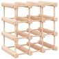 vidaXL Portabottiglie Vino 12 Bottiglie 36x23x36cm Legno Massello Pino vidaXL Portabottiglie Vino 12 Bottiglie 36x23x36cm Legno Massello Pino