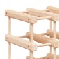 vidaXL Portabottiglie Vino 12 Bottiglie 36x23x36cm Legno Massello Pino vidaXL Portabottiglie Vino 12 Bottiglie 36x23x36cm Legno Massello Pino