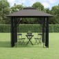 vidaXL Gazebo con Pareti Laterali Antracite 300x300x270 cm Acciaio vidaXL Gazebo con Pareti Laterali Antracite 300x300x270 cm Acciaio