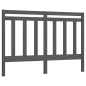 vidaXL Testiera Letto Grigia 166x4x100 cm in Legno Massello di Pino vidaXL Testiera Letto Grigia 166x4x100 cm in Legno Massello di Pino