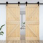 vidaXL Porta NARVIK 70x210 cm in Legno Massello di Pino vidaXL Porta NARVIK 70x210 cm in Legno Massello di Pino