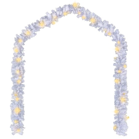vidaXL Ghirlanda Natalizia con Luci a LED 5 m Bianca